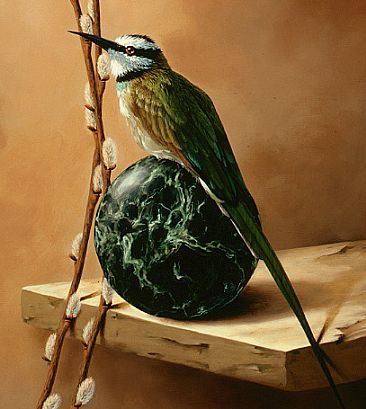 The Bee Eater  - detail -  by Linda Herzog